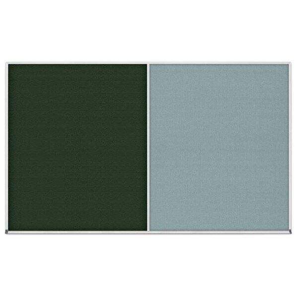 Enclosed Corkboard, 1 Door, 48"x36", 4" Fra